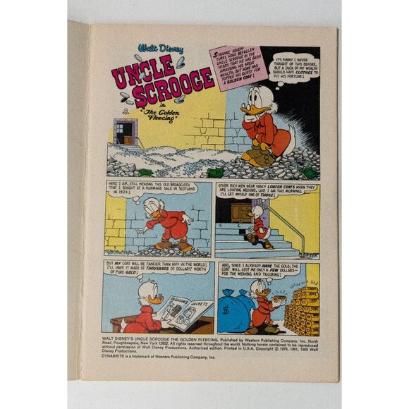 Walt Disneys Uncle Scrooge The Golden Fleecing Comic Book 1966 Whitman 11355 Vin - Picture 6 of 13
